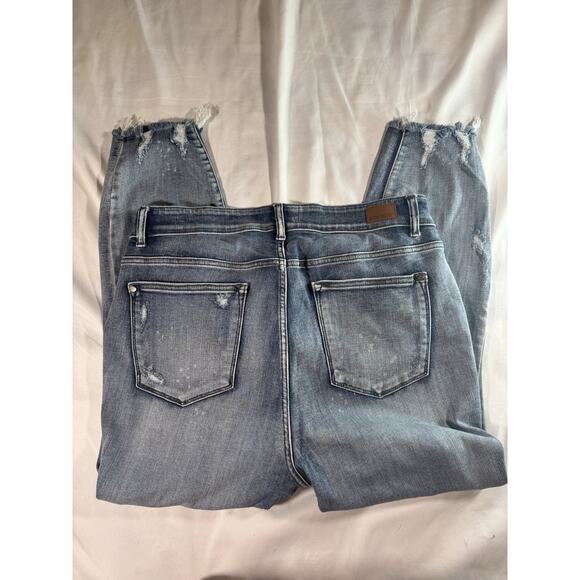 Judy Blue Womens 18W Distressed Skinny Denim Jeans JB82311LT-PL - Picture 7 of 7